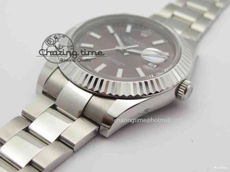 MiroTime 0325 Tailored DateJust II 41mm SS BP Maker Best Edition Dark Gray Dial On SS Bracelet SA 3735